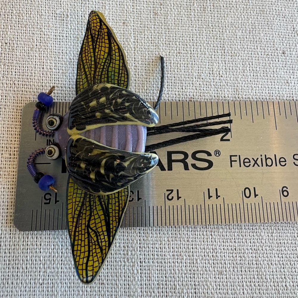 Colorful Insect Brooch - Picture 5 of 5